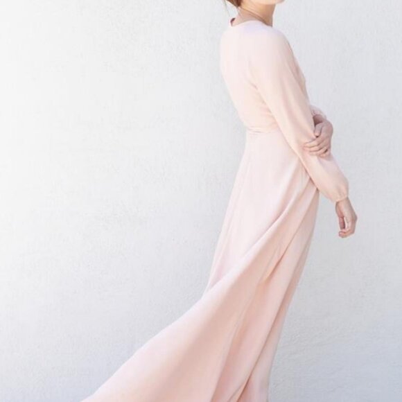 Kamperett Silk Linden Dress in Rose - Picture 3 of 12